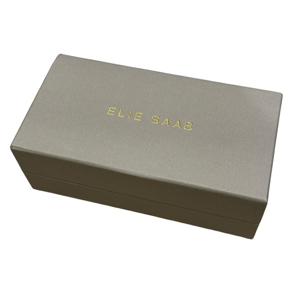 Elie Saab Other - Elie Saab Designer Sunglasses Box | Taupe Gold Logo Case | 7.5x4x2.5”
